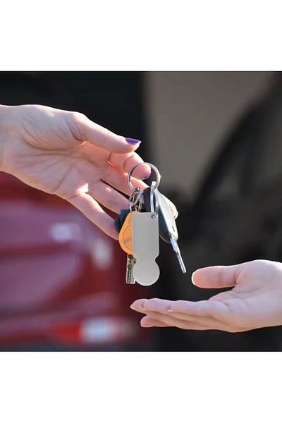 PRATİKOBA Metal Token Keychain