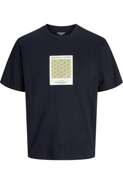 Jack & Jones Tricou JACK & JONES Islington AOP - 12273019-Μαύρο