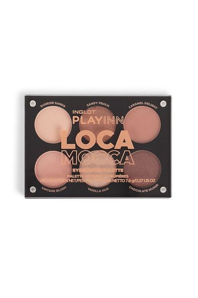 INGLOT Inglot Play In Luca Mocha Eyeshadow Palette 6 Colors