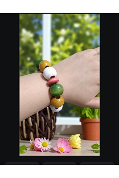 Birtakı'm Şeyler Authentic Wooden Bead Bracelet