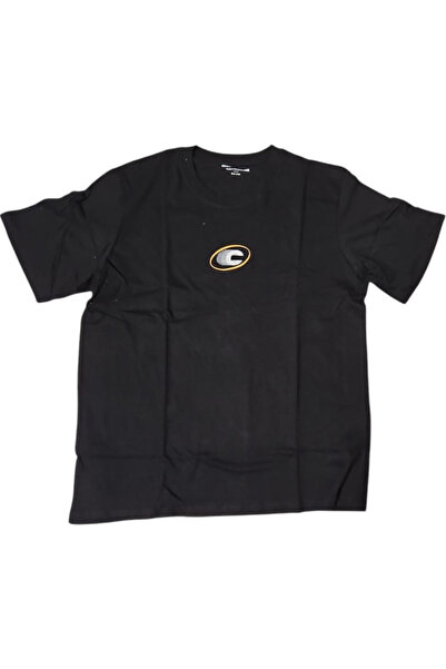 Jack & Jones Tricou JACK & JONES Ζωντανό Στάμπα στην Πλάτη - 12277746-Μαύρο