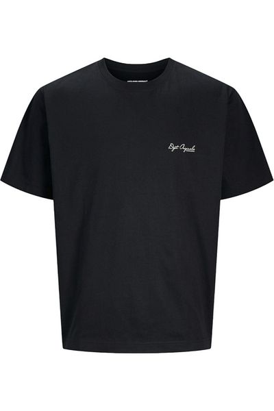 Jack & Jones Tricou JACK & JONES Islington Back - 12273015-Μαύρο