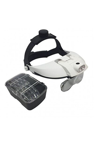 Skygo Multifunctional Head Type Illuminated Magnifier with 5 Lenses 81001H