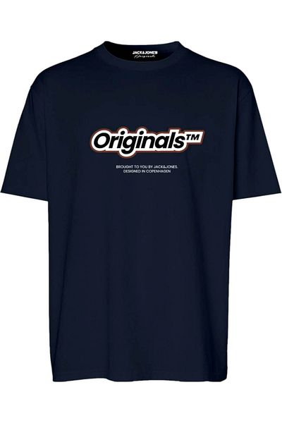 Jack & Jones Tricou JACK & JONES Σάρωση μάρκας Vesterbro Newton - 12265740-Sky Captain