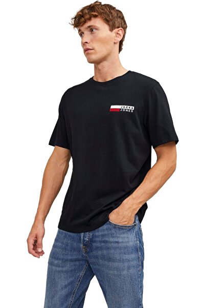 Jack & Jones Tricou JACK & JONES Corp Λογότυπο Play5 - 12233999-Λευκό P5