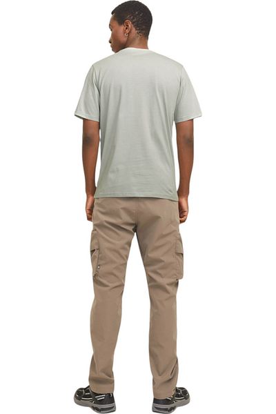 Jack & Jones Tricou JACK & JONES Μπλούζα παραλλαγής Tarmac μπροστά - 12273239-Aqua Gray