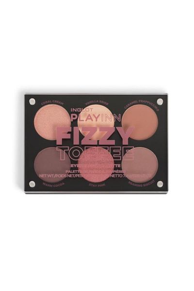 INGLOT Inglot Play 'n' Fizzy Toffee Eyeshadow Palette 6 Colors