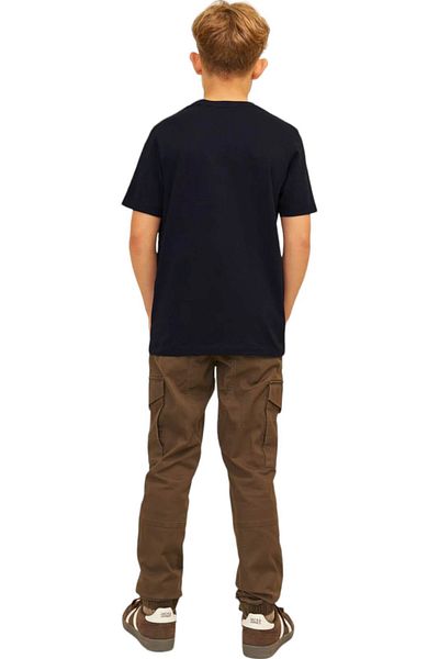 Jack & Jones Μπλούζα JNR με λογότυπο JACK & JONES Corp - 12152730-Μαύρο