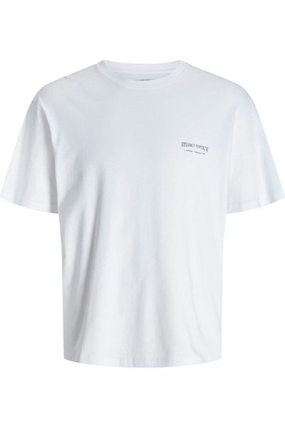 Jack & Jones Tricou JACK & JONES Lucca Graphic - 12276601-Φωτεινό Λευκό