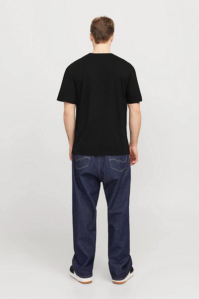 Jack & Jones Λογότυπο Tricou JACK & JONES Bryan Corp - 12268127-Μαύρο
