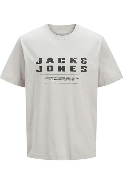 Jack & Jones Tricou JACK & JONES Recharge Μπροστινή Επωνυμία JNR - 12274730-Lilac Marble
