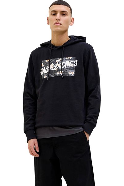 Jack & Jones Hanorac JACK & JONES Hawaii Shape - 12269316-Μαύρο