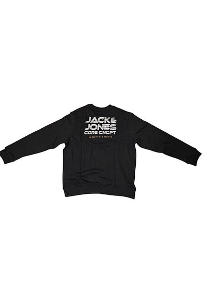 Jack & Jones Bluza JACK & JONES Ζωντανό Στάμπα Πλάτης με Πλάτη - 12277749-Μαύρο