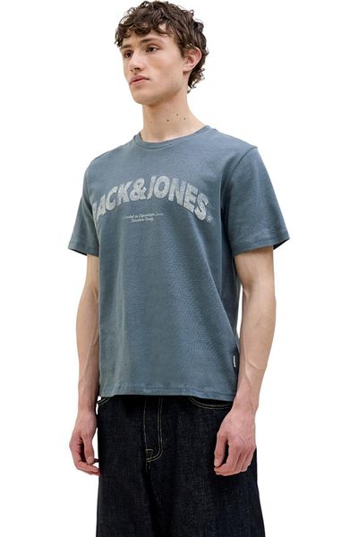 Jack & Jones Tricou JACK & JONES Αλμερία Έντονη επωνυμία - 12276962-Stormy Weather