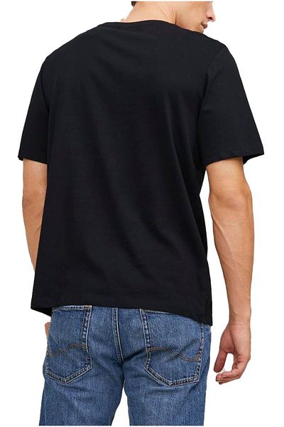 Jack & Jones Tricou JACK & JONES Corp Λογότυπο Μικρή Εκτύπωση - 12233999-Μαύρο SP