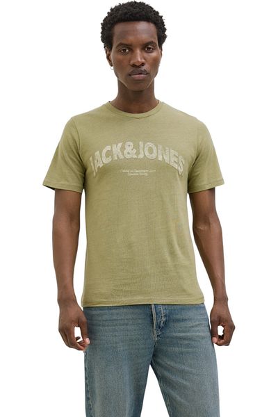 Jack & Jones Tricou JACK & JONES Αλμερία Bold Branding - 12276962-Cedar