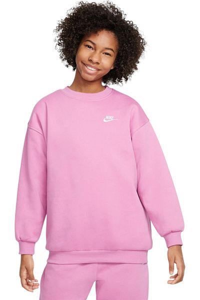 Nike Bluza Club Φλις Υπερμεγέθης - FD2923-646