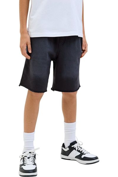 Jack & Jones Κοντό παντελόνι JACK & JONES Bill Charge Washed JNR - 12278627-Black Sand