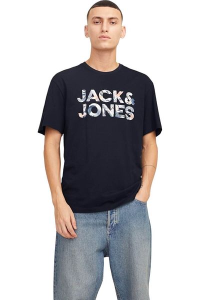 Jack & Jones Λογότυπο Tricou JACK & JONES Bryan Corp - 12268127-Sky Captain