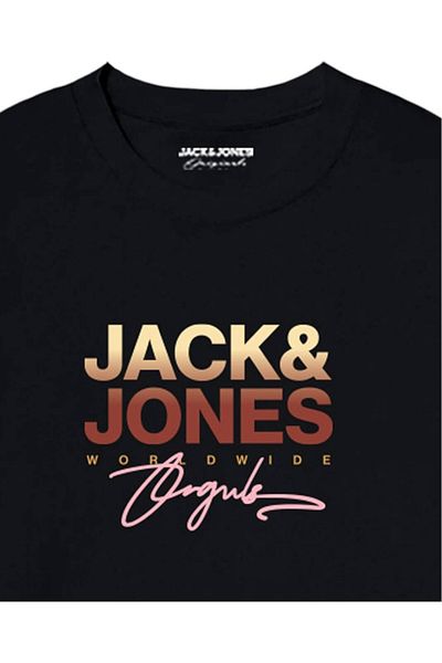 Jack & Jones Tricou JACK & JONES Canggu - 12281809-Black