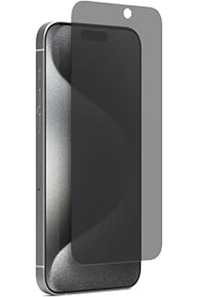 AMAZON TOHUM Babilden Apple iPhone 15 Pro Max Privacy Ghost Glass Full Screen Tempered Protector