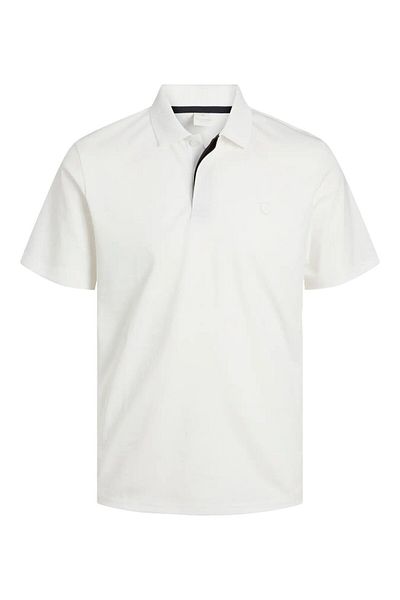 Jack & Jones Tricou JACK & JONES Rodney Polo - 12251180-Cloud Dancer