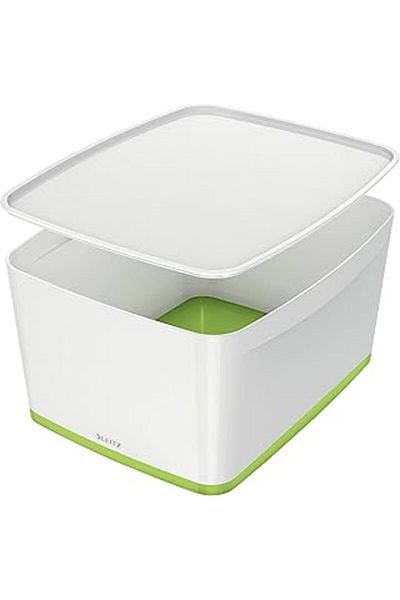 STOREMAX Leitz 52161054   Mybox Wow Large, Covered, Storage Box