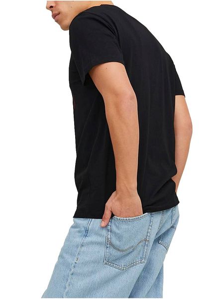 Jack & Jones Λογότυπο Tricou JACK & JONES Corp - 12233999-Μαύρο-XXL