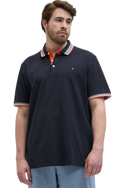 Jack & Jones Tricou JACK & JONES Paulos Polo SS PLS - 12143859-Μαύρο Μπλε