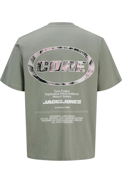 Jack & Jones Tricou JACK & JONES Lido AOP Πίσω Εκτύπωση - 12276629-Shadow