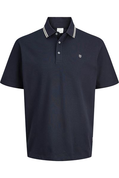 Jack & Jones Tricou JACK & JONES Alex Polo Άνοιξη-Καλοκαίρι 2025 - 12286338-Night Sky