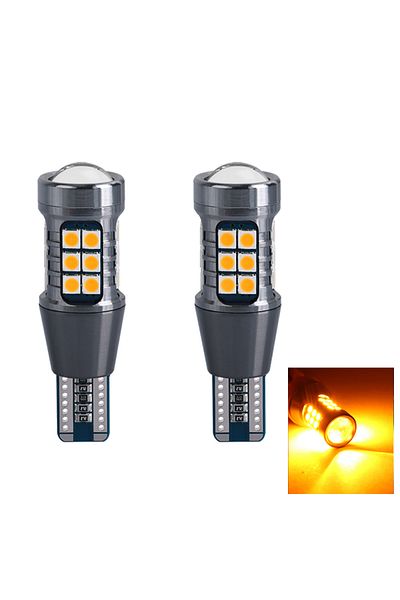 Choice T15 Yellow amber Oprah 2pcs Super Bright LED T15 W16W 921 LED Lights Canbus For Car Tail Signal Lamp