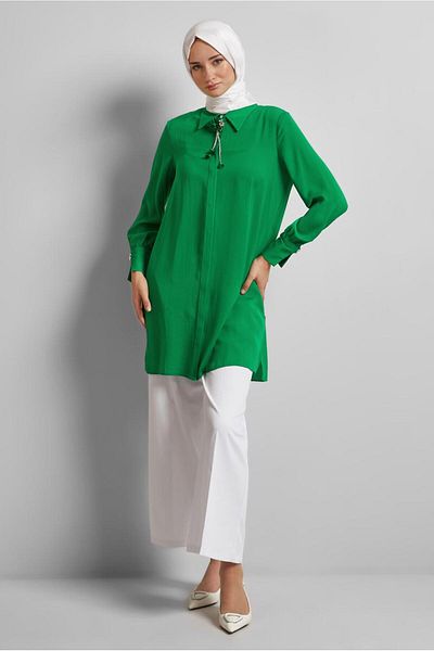 Alvina Brooch Detail Tunic 45373