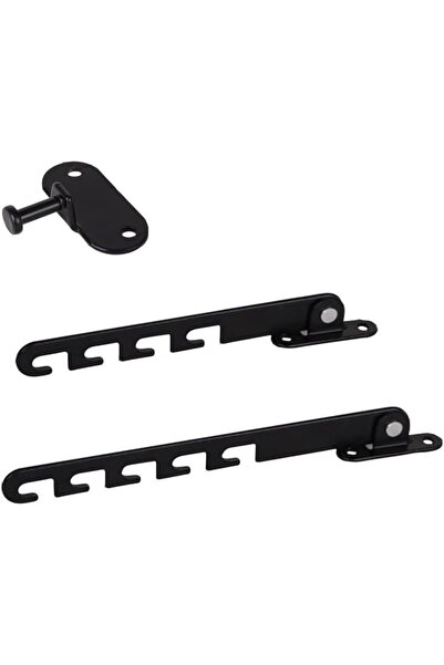 Choice أقفال نوافذ سوداء مقاس 10.5 سم، أمان للأطفال، دعامة نافذة، مزاليج خطافية، مزلاج محدد قابل للتعديل، أمان