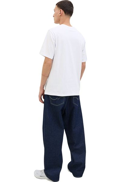 Jack & Jones Tricou JACK & JONES Hayato BTS LN - 12278508-Λευκό