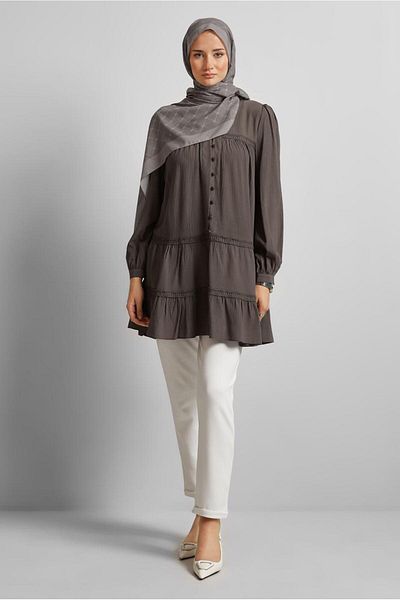 Alvina Flange Detailled Tunic 45493