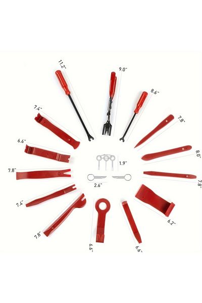 Choice 24Pcs Trim Removal Tool Auto Clip Pliers Fastener Remover Set Fastener Clips Removal Car Tool For...