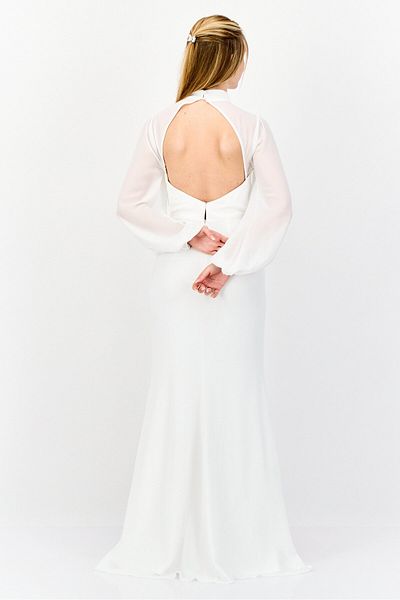 Lulus Women Solid Maxi Dress, White