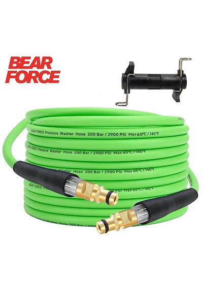 Choice 15m/49ft Pressure Washer Replacement Hose Super Flexible Hose 2900 PSI Kink Resistant Hose for Ka...