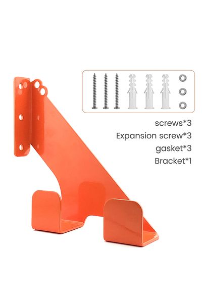 Choice Orange Chainsaw Wall Mount Holder Metal Heavy Duty Chainsaw Hooks Wall Mount Chainsaw Rack Heavy Dut