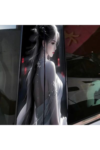 Choice YL-135 Exquisite stickers for car door pillars offering anti-scratch protection for the B-columnaddi