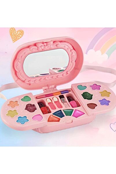 LIXADA مجموعة مكياج كوسبلاي للبنات مع منضدة مكياج تجميلية - مجموعة مكياج حقيق...