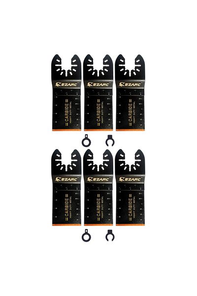 Choice Metal Cutting Carbide Tooth 6PCS EZARC 3/6/9PCS Carbide Tooth Oscillating Saw Blades Multitool Oscil