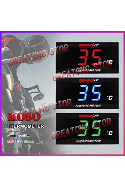 choice2 مستشعر شاشة LCD رقمية لقياس درجة حرارة رأس أسطوانة الدراجة النارية من...