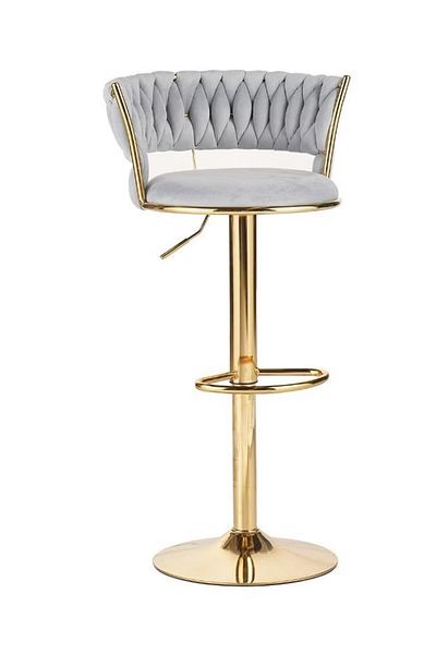rexa Gold Steel Piston Counter Bar Stool