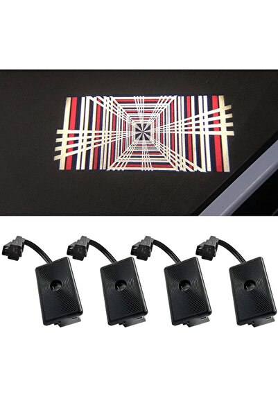 Choice6 مصابيح أبواب قماش منقش من الجيل السادس (4 قطع) لسيارة تسلا موديل Y جو...