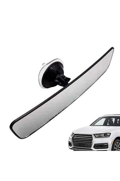 Choice White Car Rear View Mirror With Suction Cup Adjustable 360 Panoramic Vehicle Car Rearview Parts Car