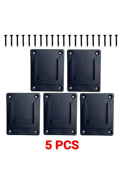 Choice Model C Black 5PCS Battery Holder for Makita 18V Li-ion Battery Tools Machine Holder Storage Rack Wa