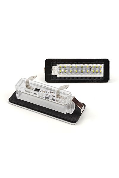 Choice 6500K WHITE 2pcs For Benz smart LED Number License Plate Light smart Fortwo Coupe/Convertible Cabrio