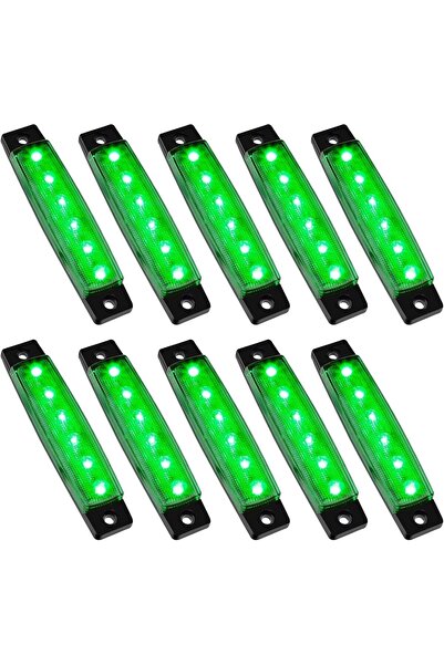 Choice Green Light 10PCS 10 Pcs LED Rock Strip Lights Car Underglow Wheel Fen...